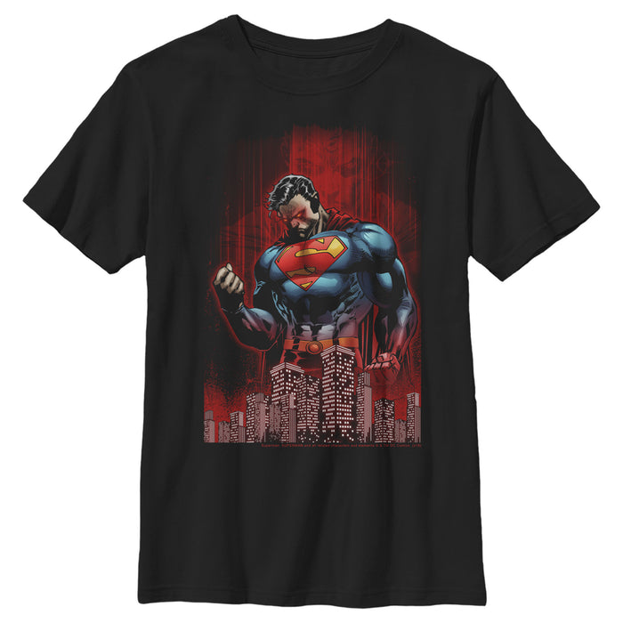 fifth sun Boy's Superman Hero Streaks T-Shirt