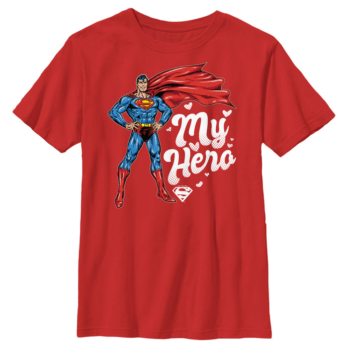 fifth sun Boy's Superman My Hero T-Shirt