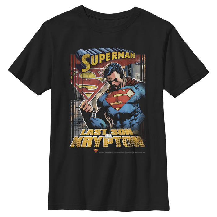 fifth sun Boy's Superman Son of Krypton T-Shirt