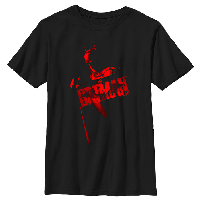 fifth sun Boy's The Batman Red Shadows T-Shirt