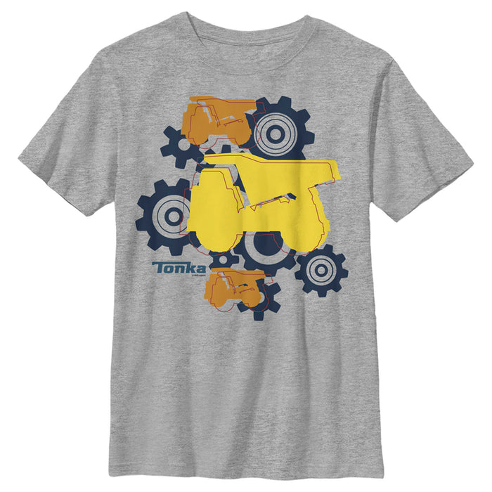 fifth sun Boy's Tonka Truck Gears T-Shirt