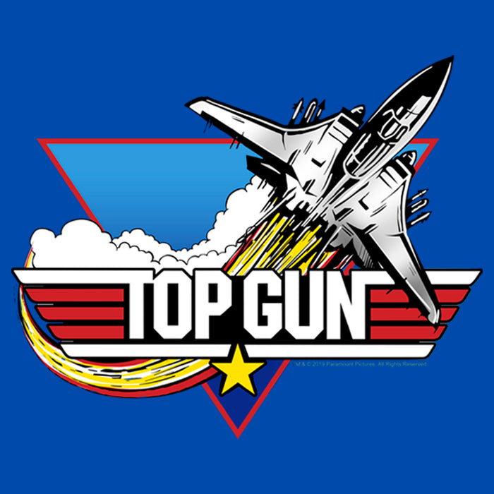 Fifth Sun Boy's Top Gun Fighter Jet Logo T-Shirt