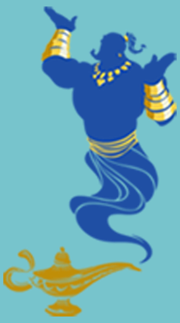 Fifth Sun Girl's Aladdin Genie Badge T-Shirt