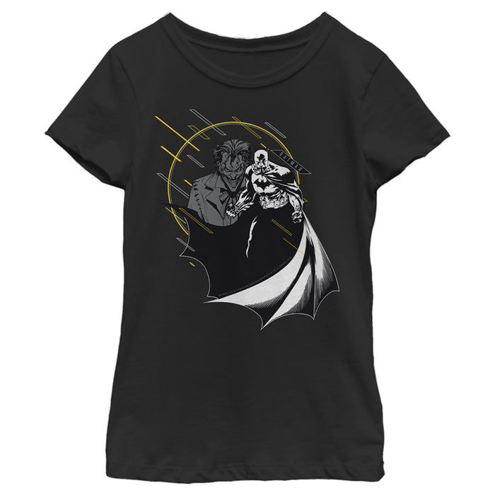 fifth sun Girl's Batman Caped Hero T-Shirt