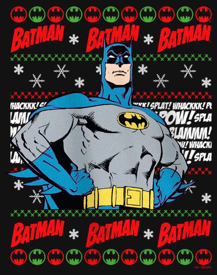 Fifth Sun Girl's Batman Christmas Sweater T-Shirt