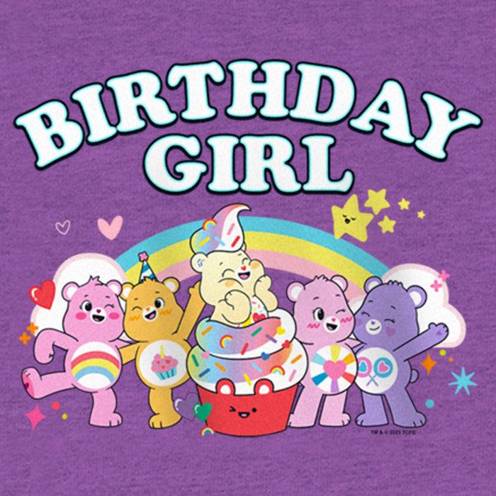Fifth Sun Girl's Care Bears Birthday Girl T-Shirt