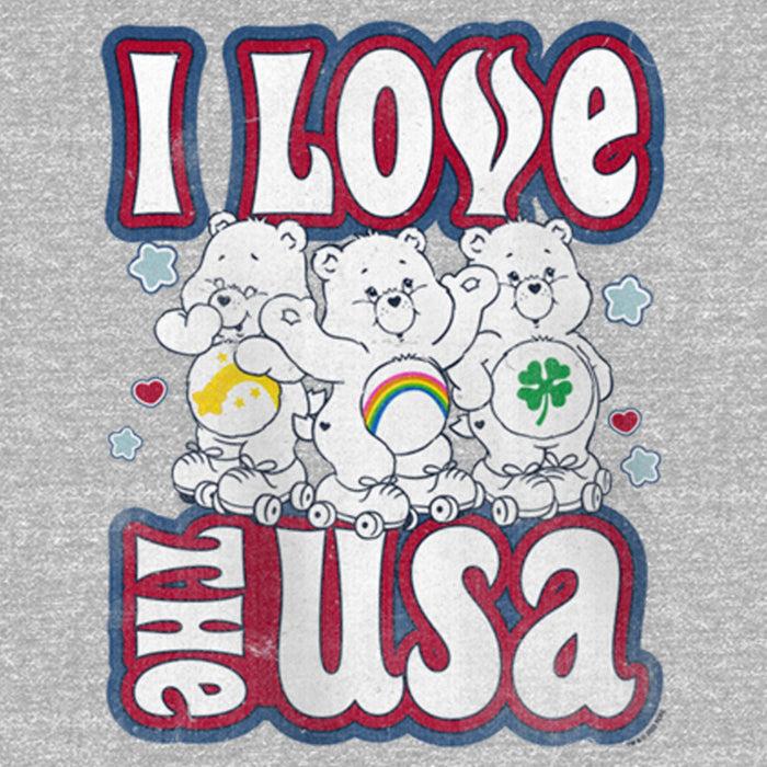 Fifth Sun Girl's Care Bears I Love The USA T-Shirt