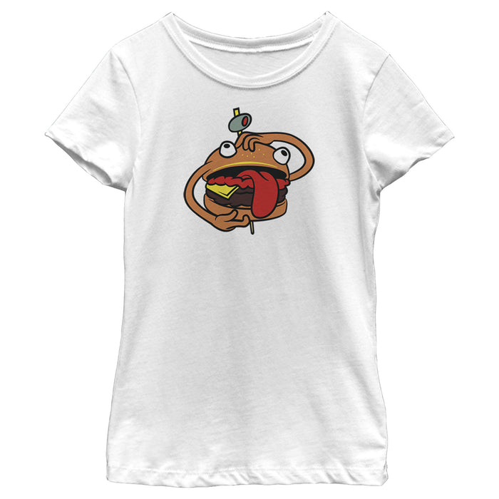fifth sun Girl's Fortnite Durr Burger T-Shirt