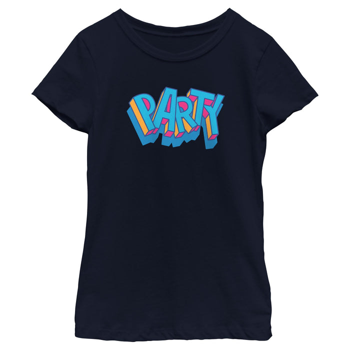 fifth sun Girl's Fortnite Loot Drop Party T-Shirt