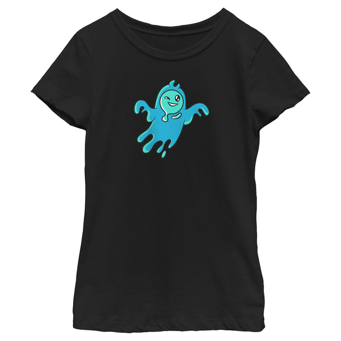 fifth sun Girl's Fortnite Rippley Ghost T-Shirt