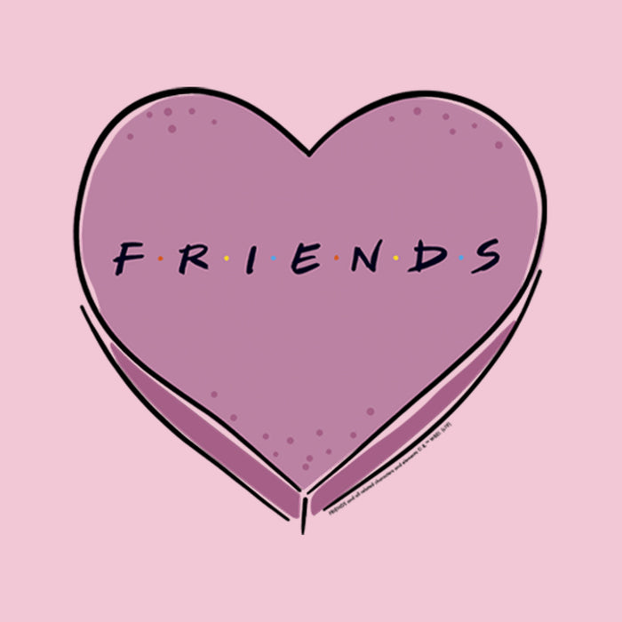 Fifth Sun Girl's Friends Candy Heart Logo T-Shirt