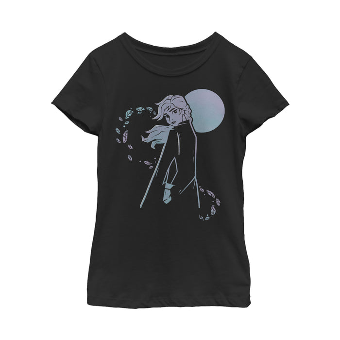 fifth sun Girl's Frozen 2 Anna Winter Wind T-Shirt