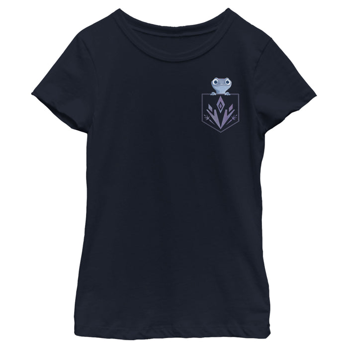 fifth sun Girl's Frozen 2 Bruni Pocket T-Shirt