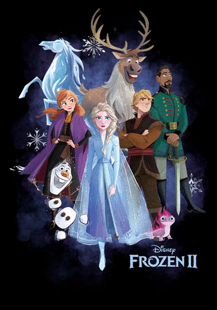 Fifth Sun Girl's Frozen 2 Group Portrait T-Shirt