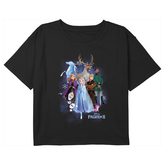 fifth sun Girl's Frozen 2 Group Portrait T-Shirt