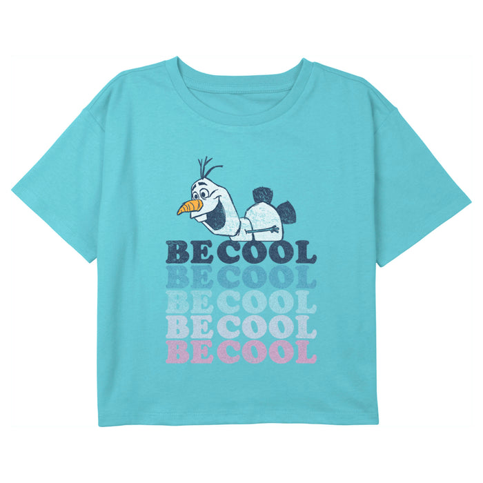 fifth sun Girl's Frozen 2 Olaf Be Cool T-Shirt
