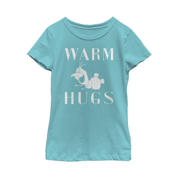 fifth sun Girl's Frozen 2 Olaf Warm Hugs T-Shirt