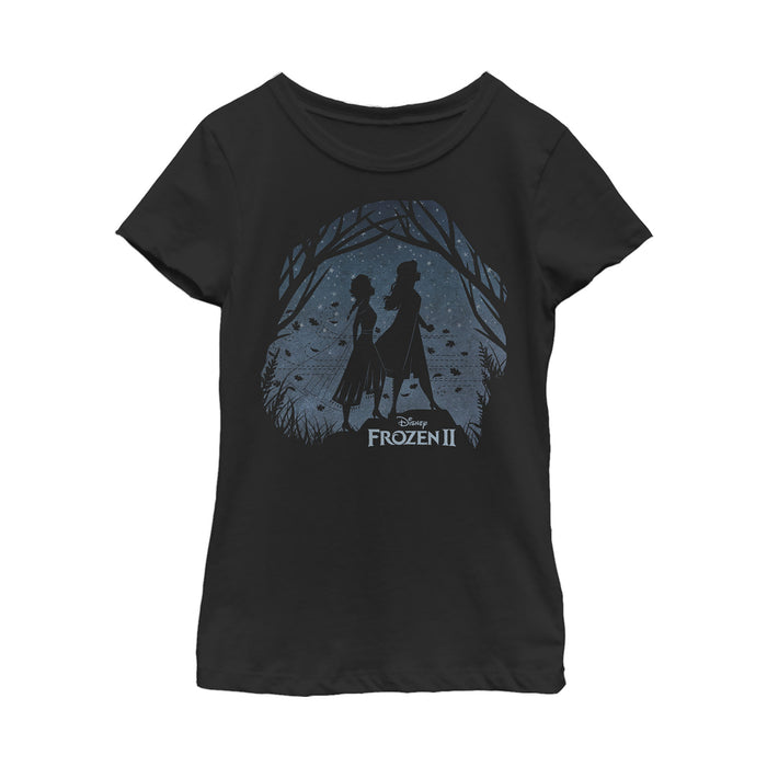 fifth sun Girl's Frozen 2 Sister Shadows T-Shirt