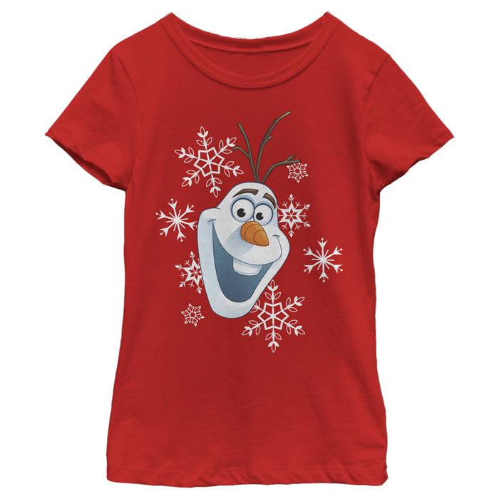 fifth sun Girl's Frozen Olaf Smile T-Shirt