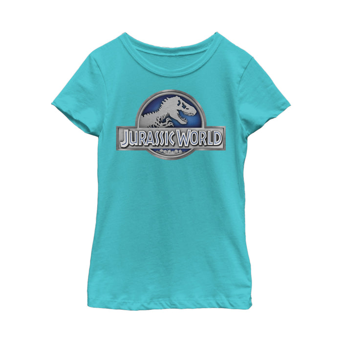 fifth sun Girl's Jurassic World T. Rex Logo T-Shirt