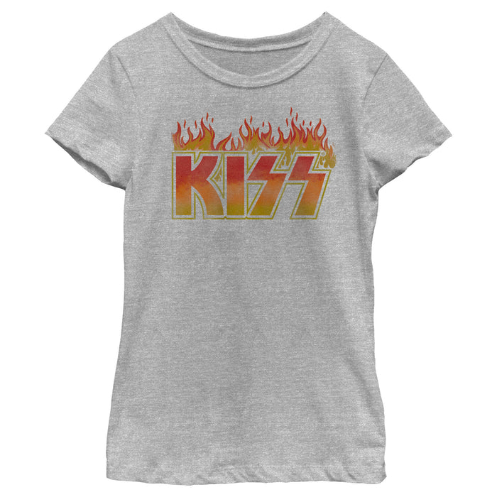 fifth sun Girl's KISS Fired Up T-Shirt