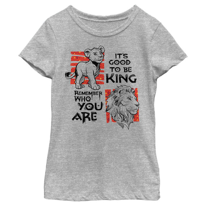 Fifth Sun Girl's Lion King Good To Be King T-Shirt