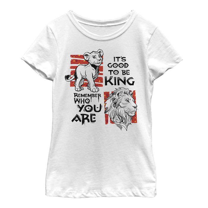 fifth sun Girl's Lion King Good to Be King T-Shirt