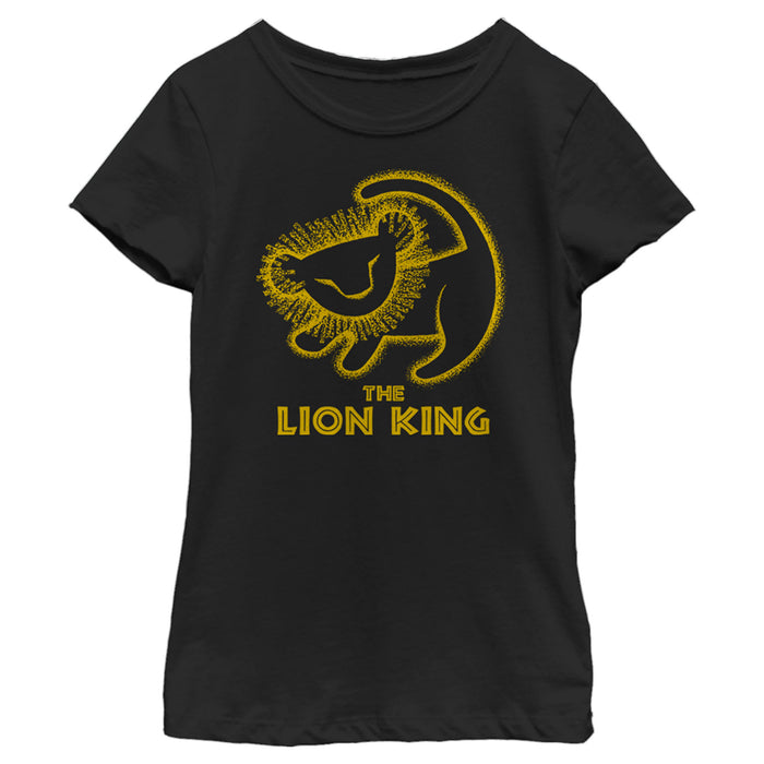 fifth sun Girl's Lion King Rafiki Drawing T-Shirt
