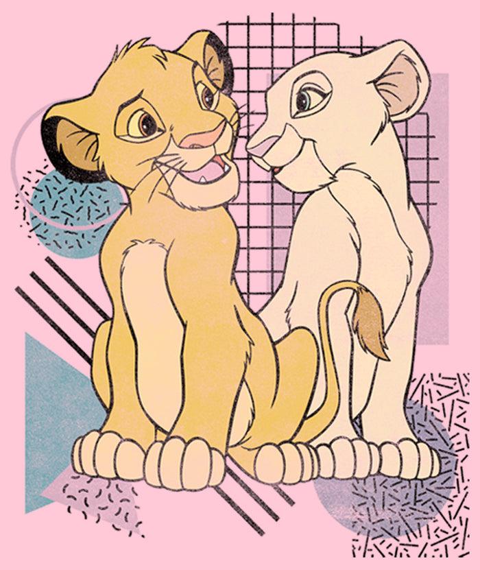 Fifth Sun Girl's Lion King Retro Cub Love T-Shirt