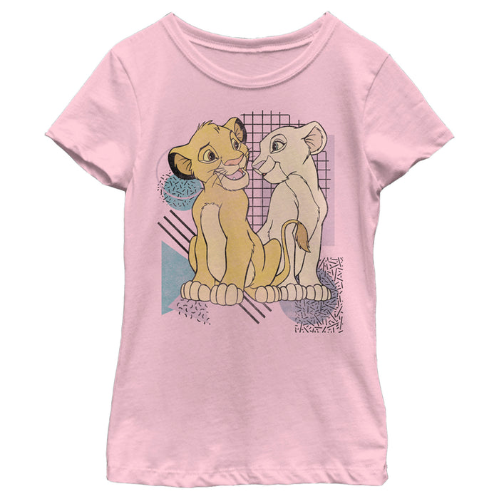 fifth sun Girl's Lion King Retro Cub Love T-Shirt