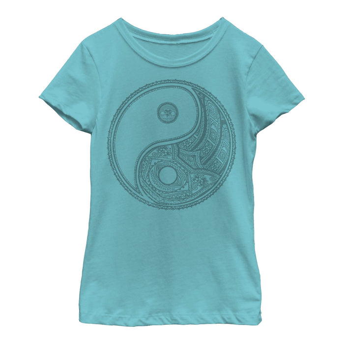 fifth sun Girl's Lost Gods Henna Yin Yang T-Shirt