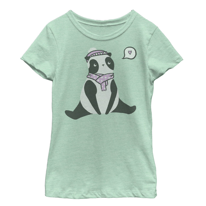 fifth sun Girl's Lost Gods Panda Love T-Shirt