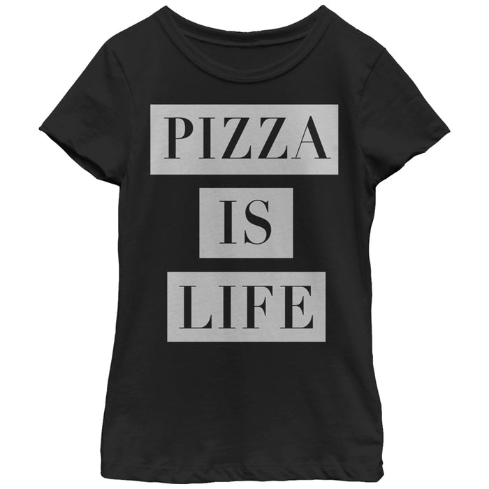 fifth sun Girl's Lost Gods Pizza Life T-Shirt