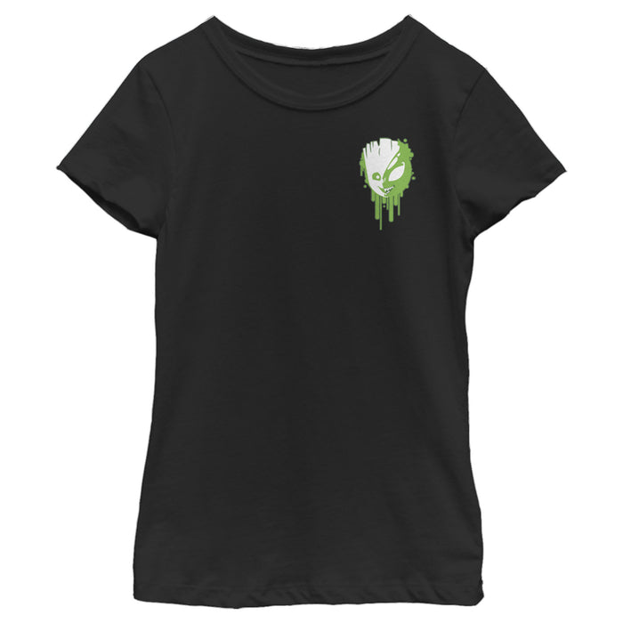 fifth sun Girl's Marvel Groot Venom Badge T-Shirt