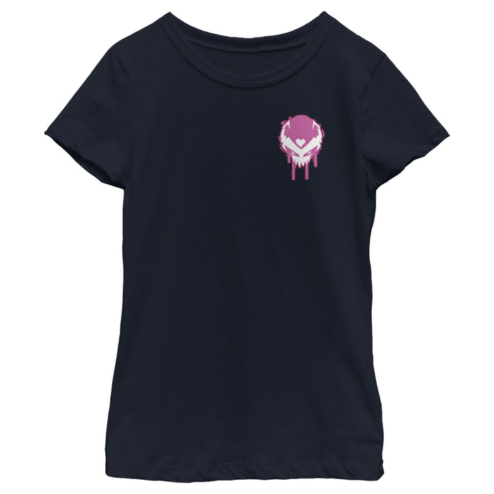 fifth sun Girl's Marvel Venom Badge T-Shirt
