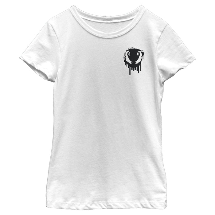 fifth sun Girl's Marvel Venom Badge T-Shirt