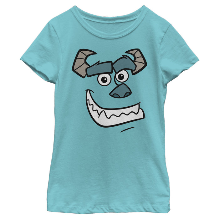 fifth sun Girl's Monsters Inc Sulley Face T-Shirt