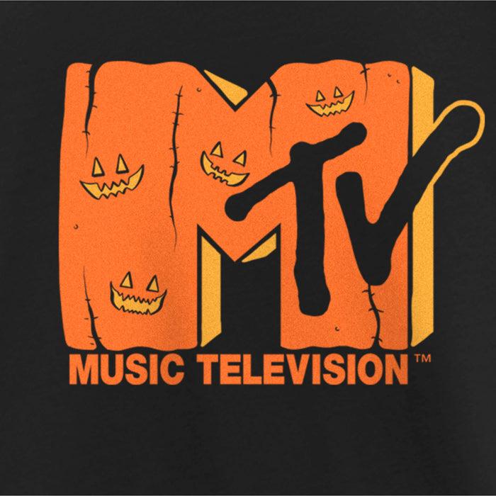 Fifth Sun Girl's MTV Jack-o'-lantern Logo T-Shirt