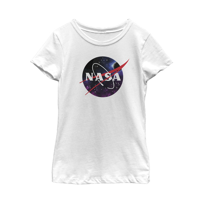 fifth sun Girl's NASA Eclipse Classic Logo T-Shirt