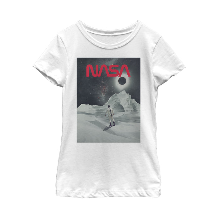 fifth sun Girl's NASA Lonely Astronaut T-Shirt