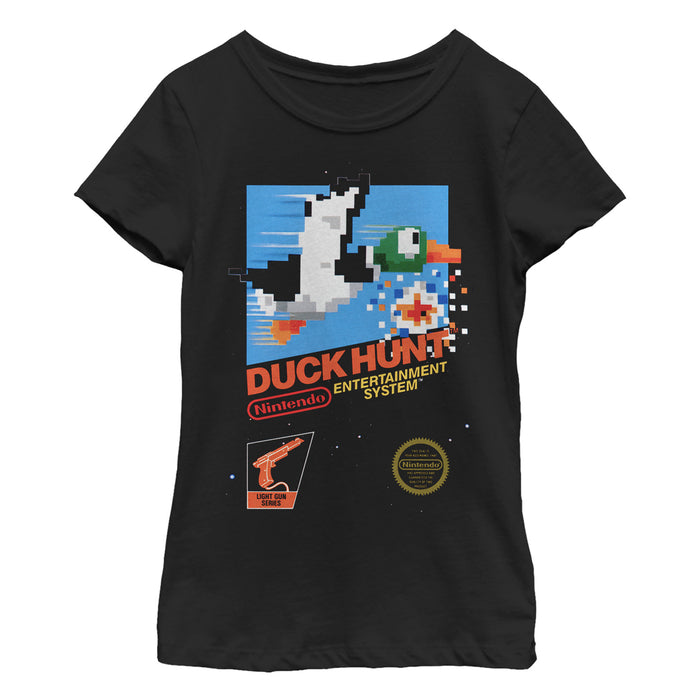 fifth sun Girl's Nintendo NES Duck Hunt T-Shirt