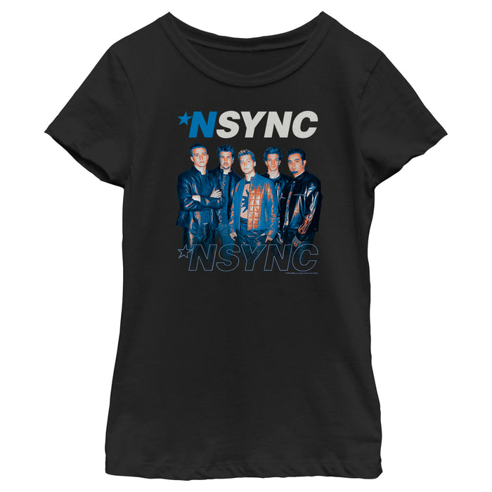 fifth sun Girl's NSYNC Band Pose T-Shirt