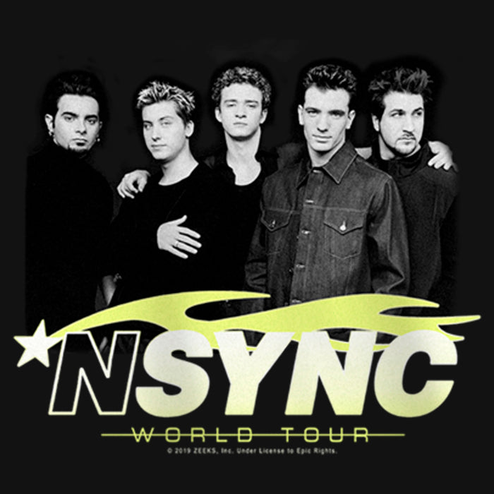 Fifth Sun Girl's NSYNC World Tour Poster T-Shirt