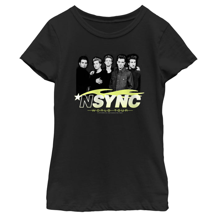 fifth sun Girl's NSYNC World Tour Poster T-Shirt