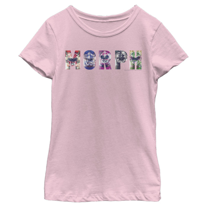 fifth sun Girl's Power Rangers Morph Team T-Shirt