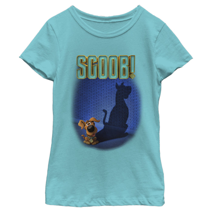 Fifth Sun Girl's Scooby Doo Dog Shadow T-Shirt