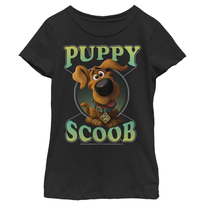 Fifth Sun Girl's Scooby Doo Puppy Circle T-Shirt