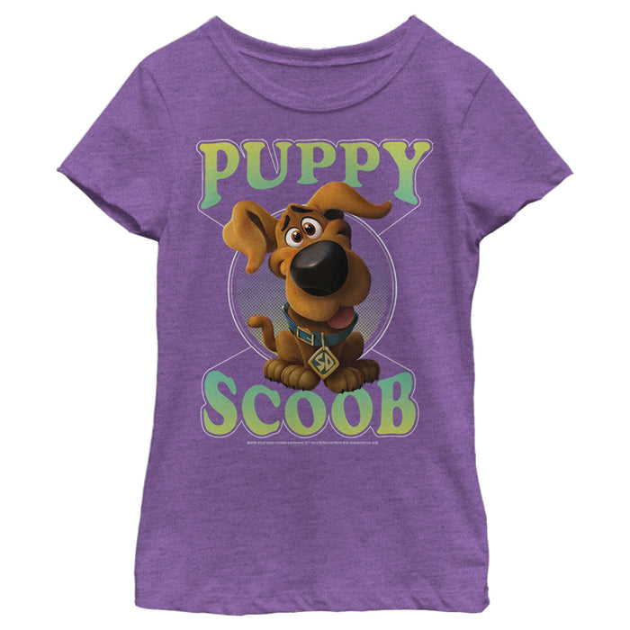 Fifth Sun Girl's Scooby Doo Puppy Circle T-Shirt