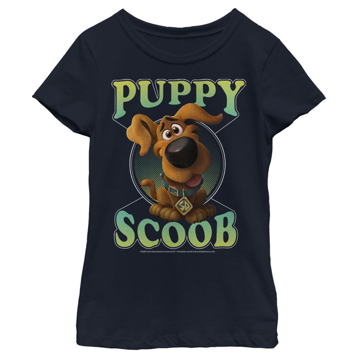 fifth sun Girl's Scooby Doo Puppy Circle T-Shirt