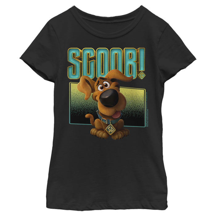 Fifth Sun Girl's Scooby Doo Puppy Frame T-Shirt